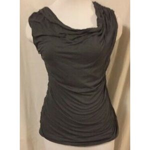 HM Large gray sleeveless blouse